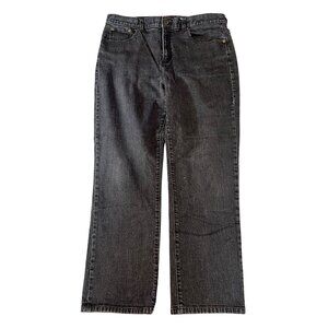 Lauren Ralph Lauren Classic Straight Black Denim Jeans Women’s 14 Cotton Blend